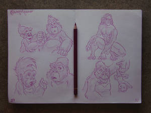 Animation Sketches - Tarzan