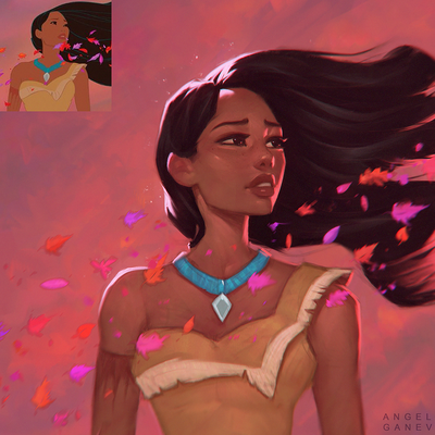 Screencap Redraw Pocahontas - Day #94