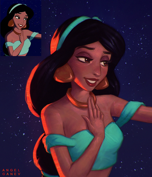 Screencap Redraw Jasmine - Day #96