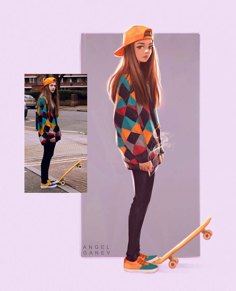 Skater Gurl - Day #364 by AngelGanev
