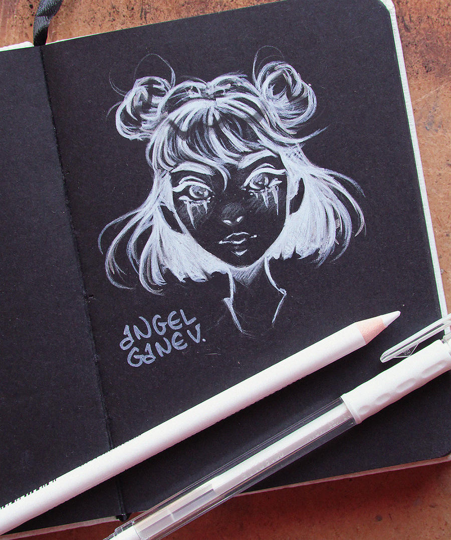 Black Sketchbook Page 1 by AngelGanev on DeviantArt