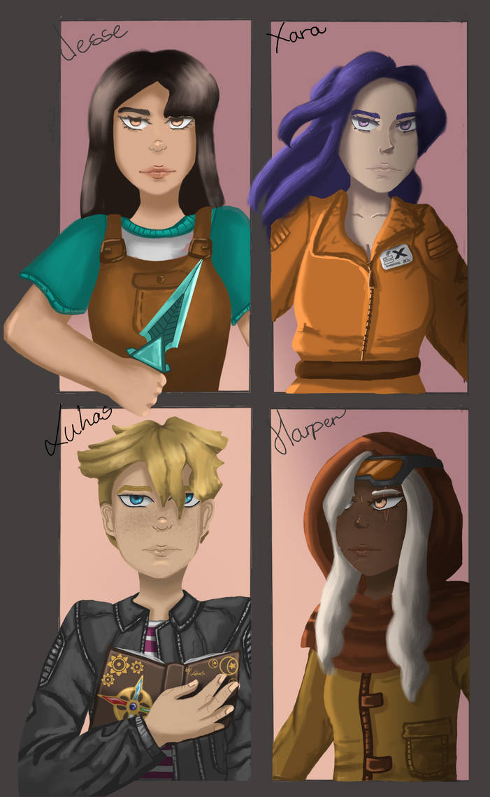 4 MCSM characters by artFreak28 on DeviantArt
