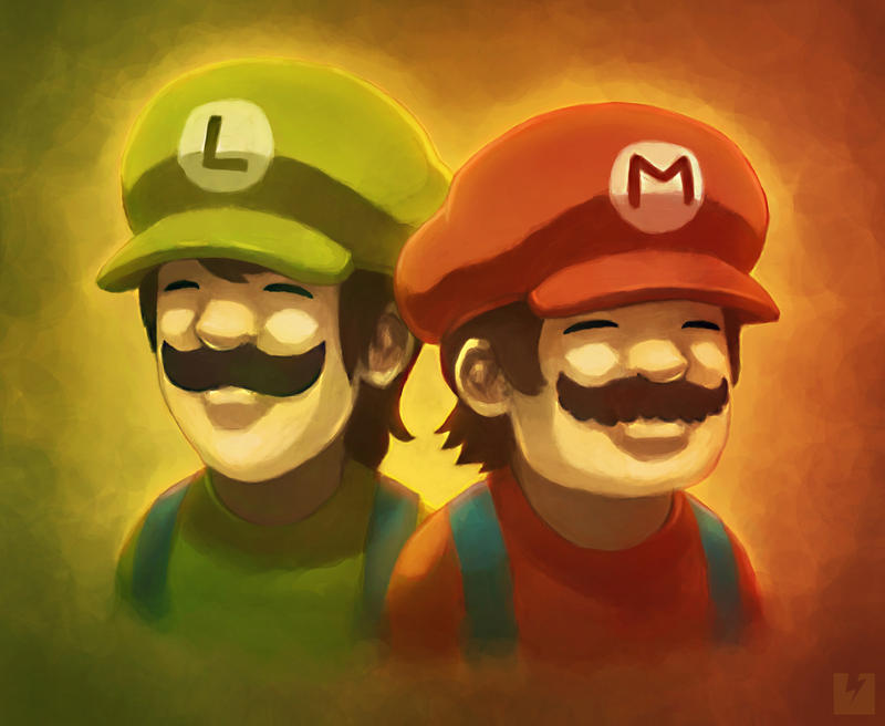 The Mario Brothers by Ry-Spirit