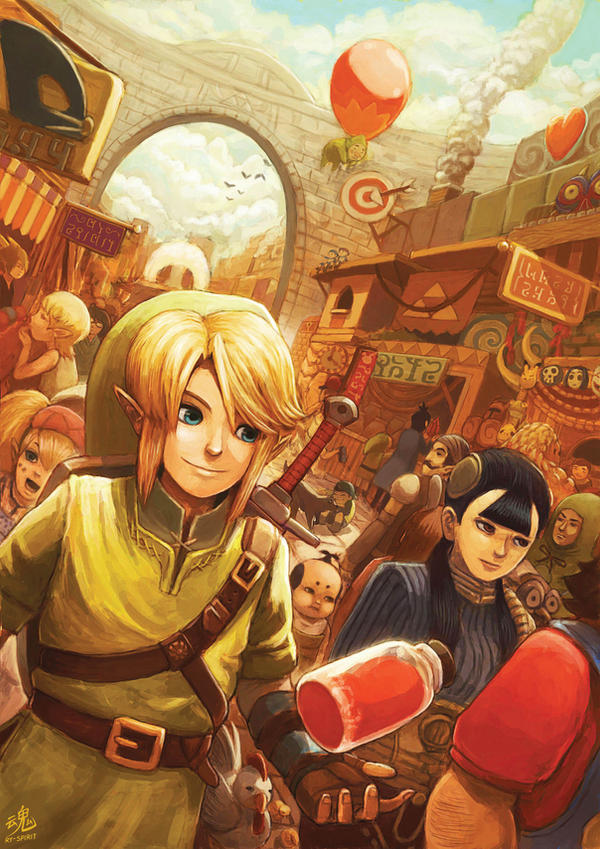 The City of Hyrule by Ry-Spirit