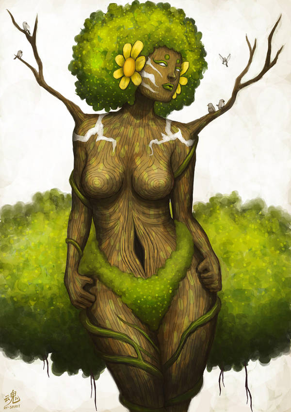 Goddess of Earth by Ry-Spirit