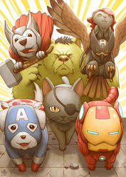 Nick Furry and the Animalvengers by Ry-Spirit