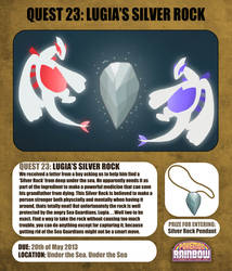 Quest 23 Lugia's Silver Rock