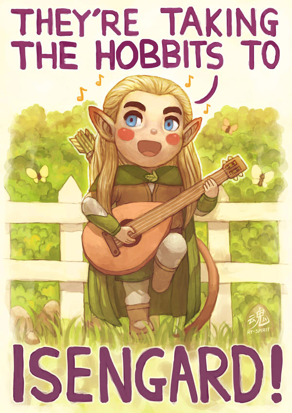 They're taking the Hobbits to Isengard by Ry-Spirit on DeviantArt