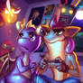 Spyro vs Crash