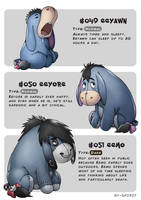 #049 Eeyawn - #050 Eeyore - #051 Eemo