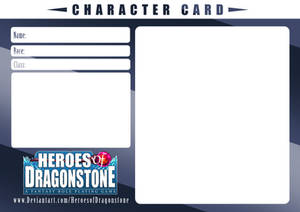 Character Card Template (Blue Steel) by Ry-Spirit Character Card Template (Blue Steel) by Ry-Spirit