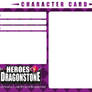 Character Card Template (Checkered)