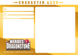 Character Card Template (Gold-Plated) by Ry-Spirit Character Card Template (Gold-Plated) by Ry-Spirit
