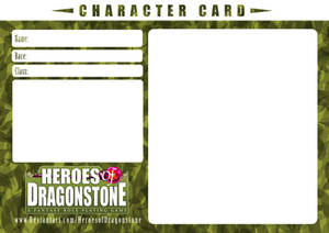 Character Card Template (Nature) by Ry-Spirit Character Card Template (Nature) by Ry-Spirit