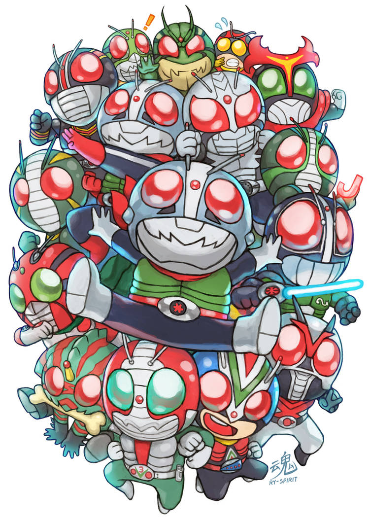 Kamen Riders Showa by Ry-Spirit on DeviantArt