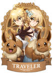 Genshin Pokemon Traveler x Eevee by Ry-Spirit