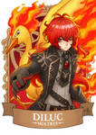 Genshin Pokemon Diluc x Moltres by Ry-Spirit