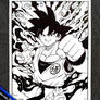 Goku Inked Art