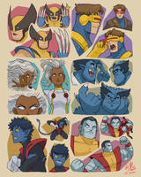 X-Men Doodle Dumps