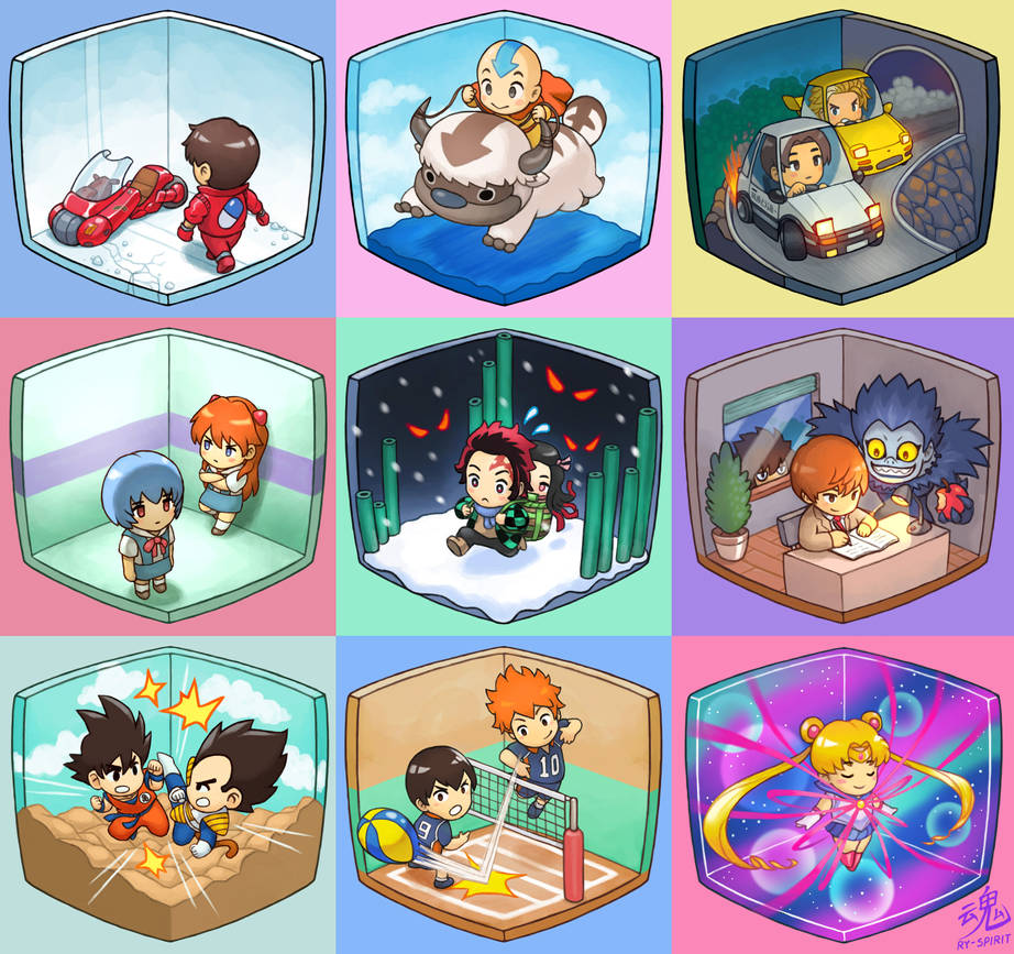 ANIME BOXES by Ry-Spirit on DeviantArt