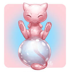 Mew on a Bubble