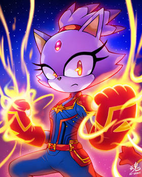 Blaze the Captain Marvel