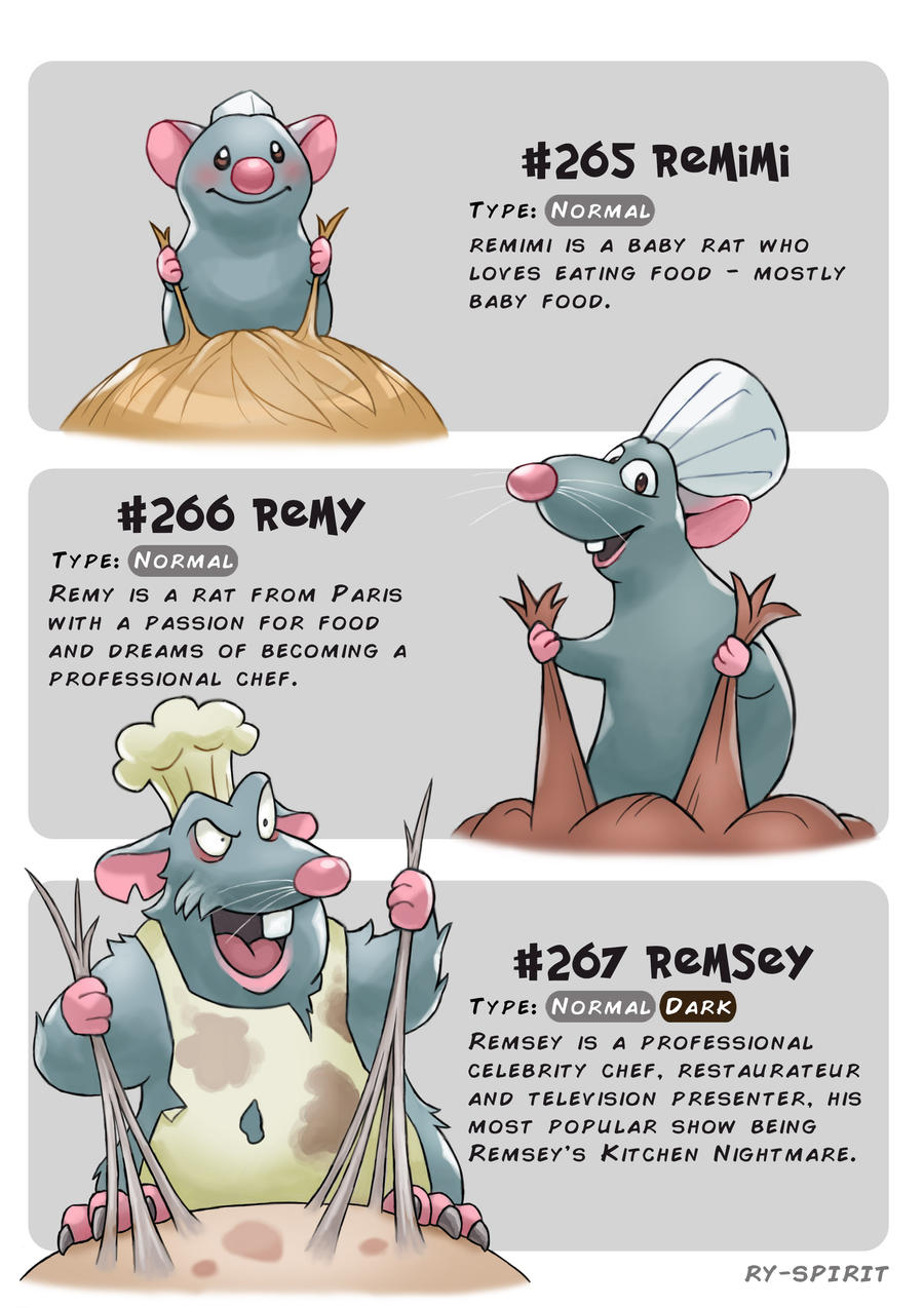 Remesher Rabbit #265 Remimi - #266 Remy - #267 Remsey by Ry-Spirit on DeviantArt