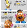 #286 Small Fry-#287 Mr.Potato Head-#288 Hot Potato
