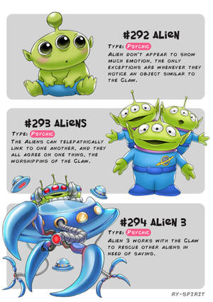 #292 Alien - #293 Aliens - #294 Alien 3