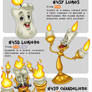 #457 Lumos - #458 Lumiere - #459 Chandeliere