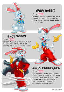 #484 Robbit - #485 Roger - #486 Rogermore