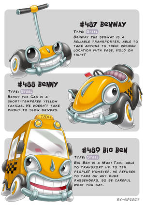 #487 Benway - #488 Benny - #489 Big Ben