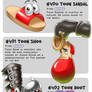 #490 Toon Sandal - #491 Toon Shoe - #492 Toon Boot