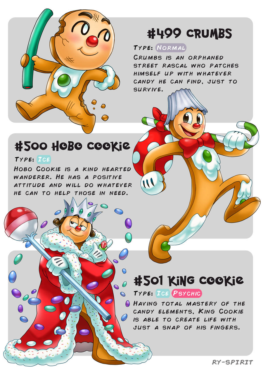 #499 Crumbs - #500 Hobo Cookie - #501 King Cookie by Ry-Spirit on ...