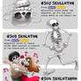 #502 Skulleton - #503 Skeleton - #504 Skeletango