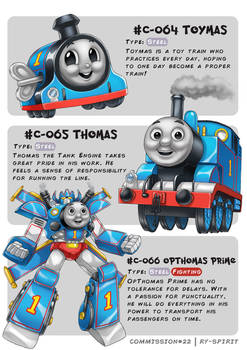 Commission#22 Toymas - Thomas - Opthomas Prime