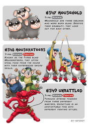 #547 Mousehold - #548 Mouseketeers -#549 Unrattled