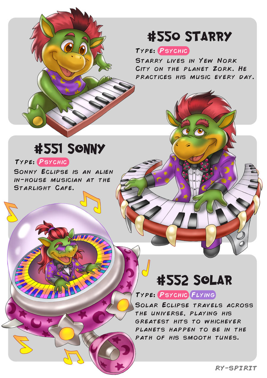 #550 Starry - #551 Sonny - #552 Solar