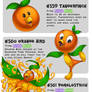 #559 Tangerfinch-#560 Orange Bird-#561Pomelostrich