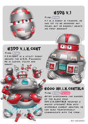 #598 V.1 - #599 V.I.N.CENT - #600 INV.I.N.CENTBLE