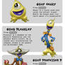 #607 Geaky - #608 Pleakley - #609 Professor P