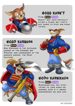 #688 Karn't - #689 Karnage - #690 Karnikaze