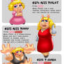 #814 Miss Piglet - #815 Miss Piggy - #816 P.Hamda