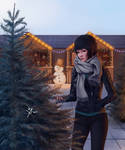 Buying Christmas Tree by LeoQueval