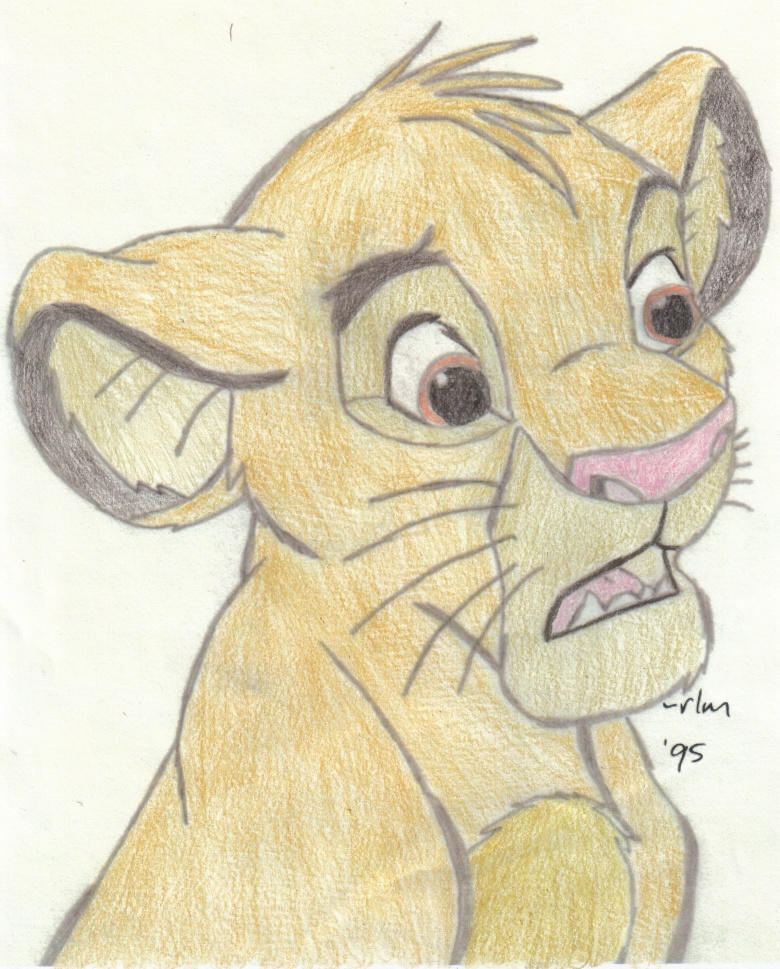 Simba in Color by midnight-raven3 on DeviantArt