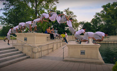 Gap Front Flip Sequence