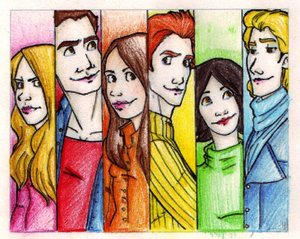 the cullen siblings + bella