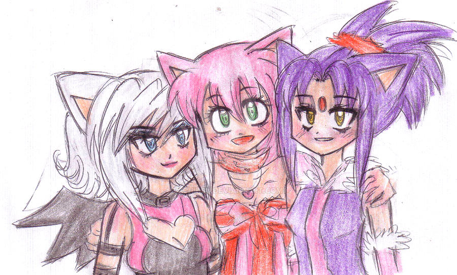 Amy Rouge Sus Rouge , Amy and Blaze by Chii-su on DeviantArt