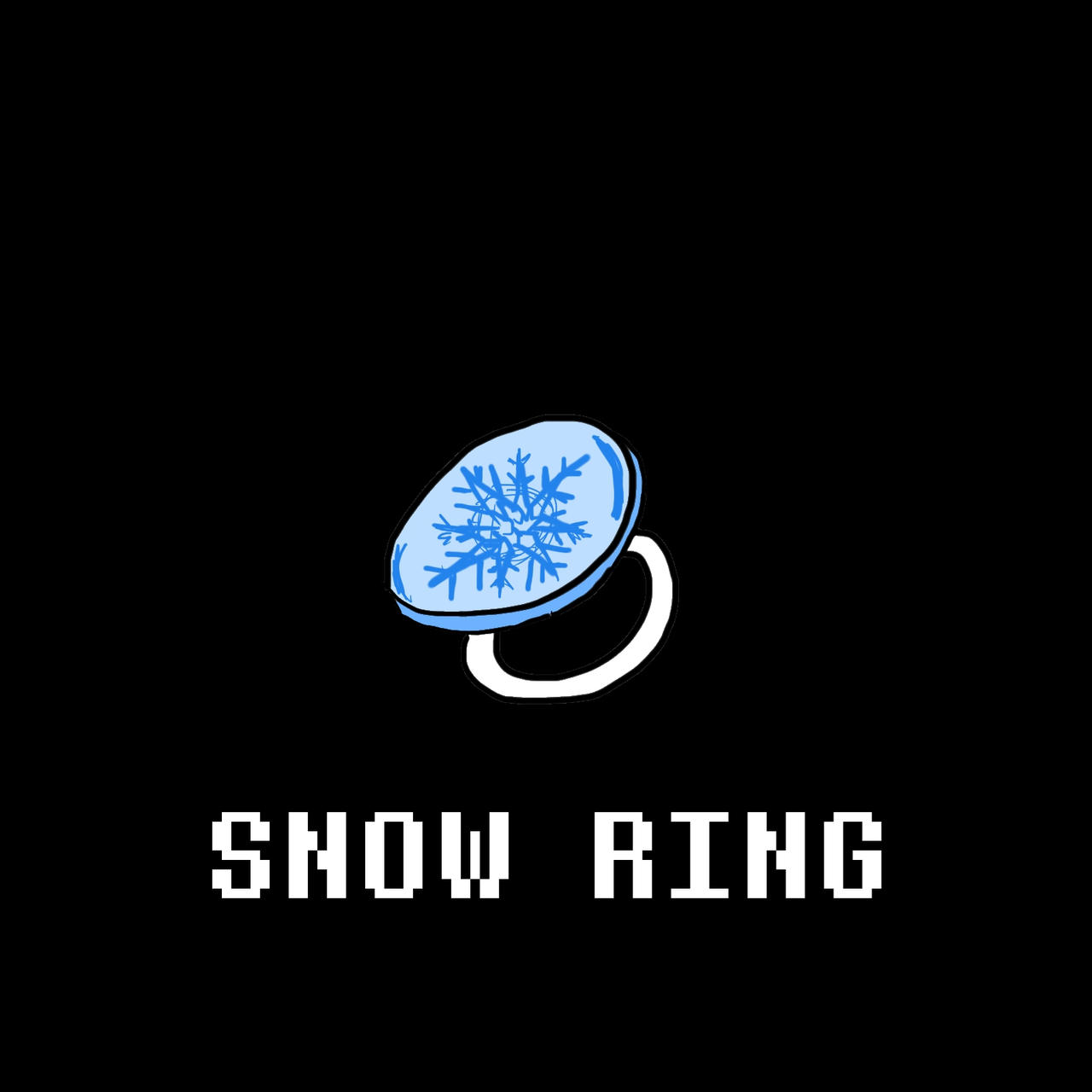 Delta Rune Snow DELTARUNE Items: Snow Ring by anatolebahorel on DeviantArt