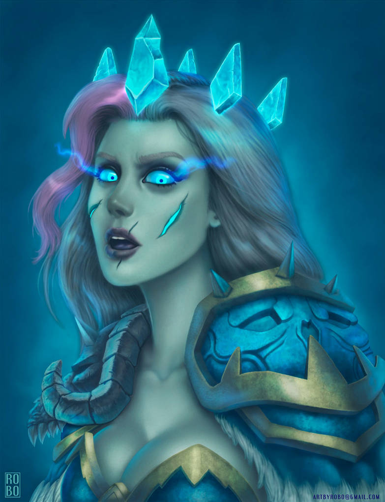 Frost Lich Jaina By Wyndagger On Deviantart